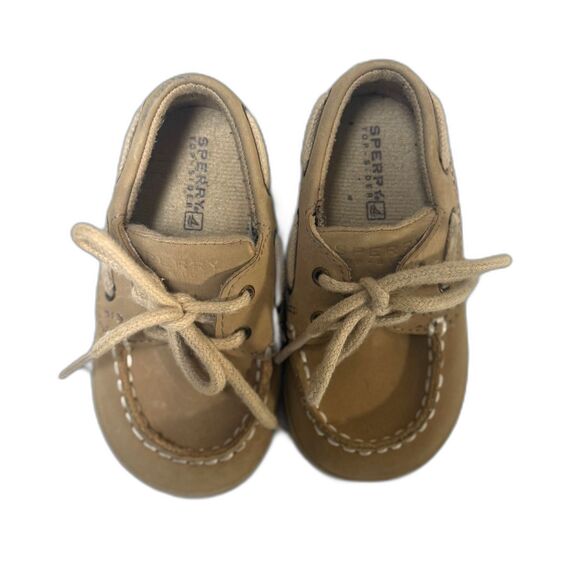 Sperry Other - Sperry Intrepid Tan Toddler Boat Shoes